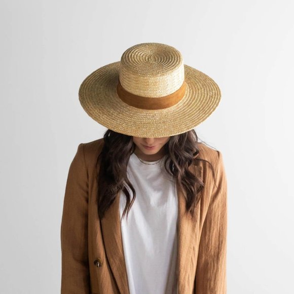 GIGI PIP CAPRI SHORT STRAW HAT (XS) - Picture 2 of 4